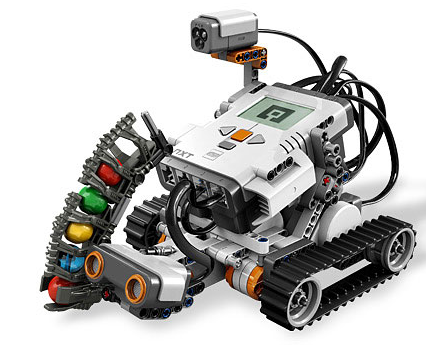 Toy robot security system from the lesson resource